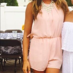 Cute pink romper!